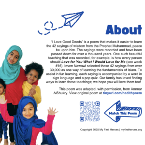 I Love Good Deeds! – Weekly Hadith Calendar: Rhyming Lessons on Character & Good Manners for the Whole Family